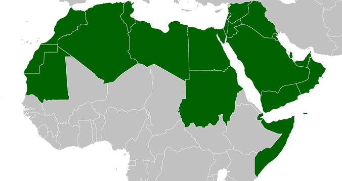 مساحة الوطن العربي بالنسبة للعالم